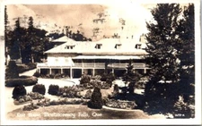 Vintage RPPC Postcard Kent Home Montmorency Falls Quebec QC Canada 1947    11368