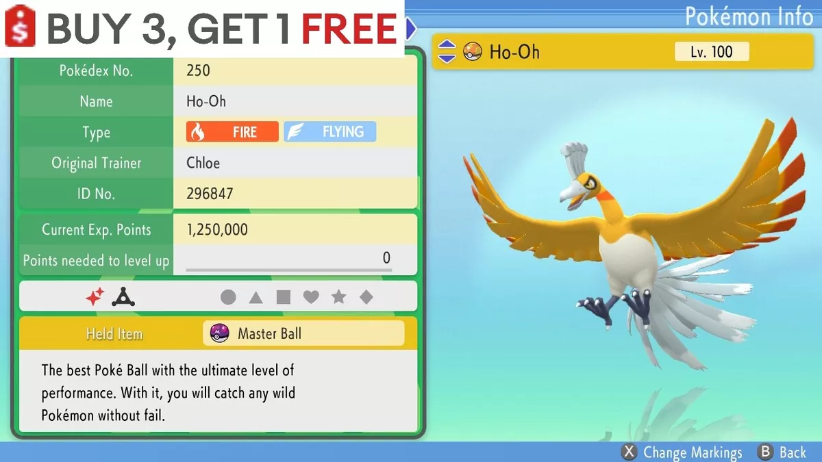 Shiny BR Ho-Oh Giveaway!