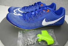 Nike Zoom Ja Fly 4 Racer Blue Run Sprint Track Shoes Spikes Mens Sz 10.5