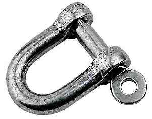 Sea Dog 147112 Stainless Steel D-Shackle 7/16
