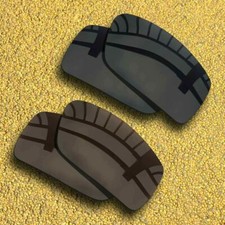2 Pairs Lenses Replacement for-Oakley Gascan Polarized-Solid Black Copper Brown