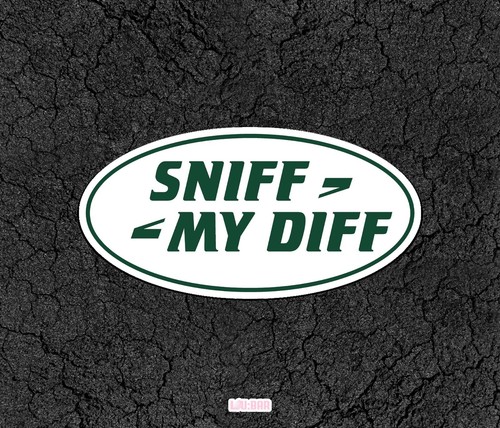 Sniff My Diff Land Rover Defender Discovery - Car Sticker for Window, Bumper etc - Picture 5 of 11