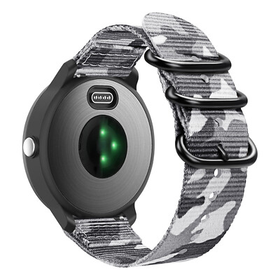 For Garmin Vivoactive 3 / Vivomove HR / Forerunner 645 Music Nylon Bands  Strap | eBay