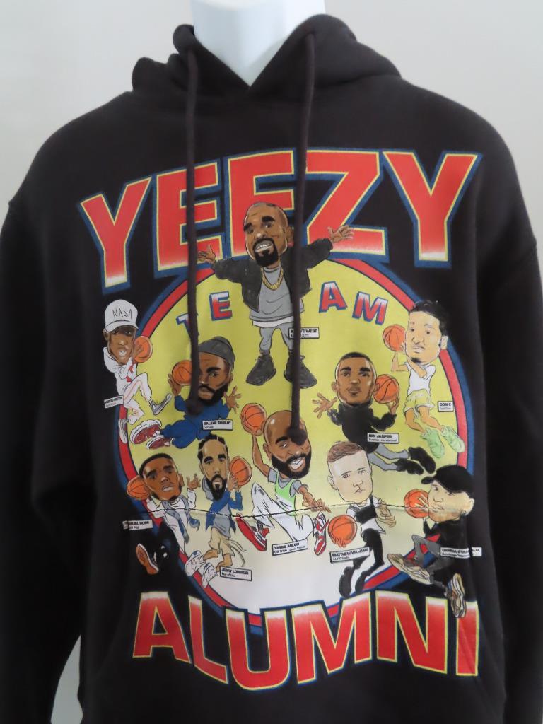 Chinatown Market x Yeezy Alumni Cartoon Mens Hoodie Sweatshirt 