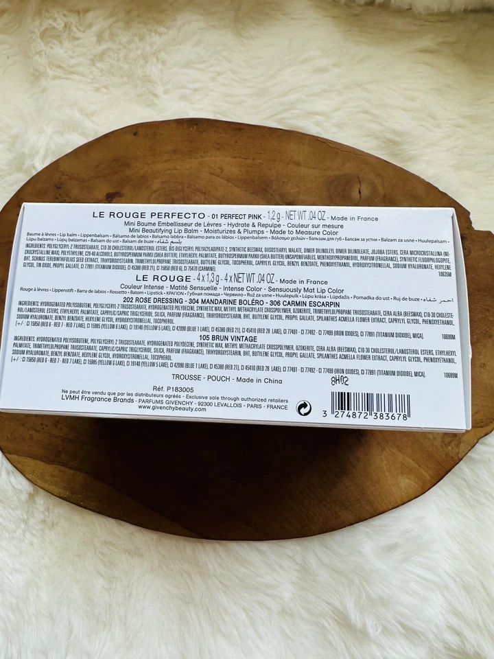 NIB Givenchy My Mini Lips Collection 5 Lipsticks + Pouch Gift Set - Image 4 of 4