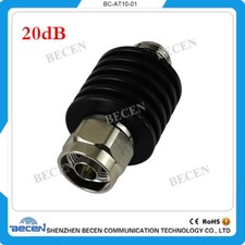 10W N Attenuator 20dB male to female fixed Coaxial DC-3GHz 50ohm rf Attenuators