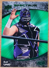 2021 UPPER DECK AEW SPECTRUM EVIL UNO GREEN #D/25