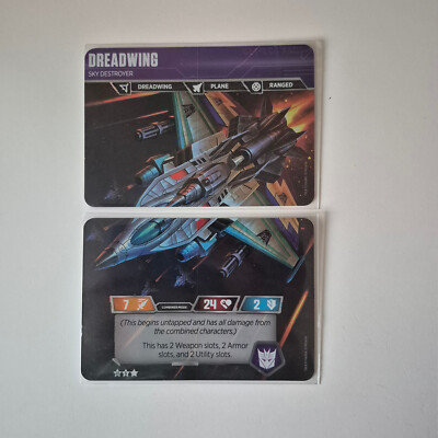 Dreadwing: Sky Destroyer Decpticon Rise of The Combiners Transformers TCG Wave 2