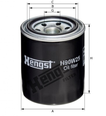 Ölfilter Hengst H90W25 Mann W 814/80 Opel Kadett E Hyundai H100 Rover 200 400