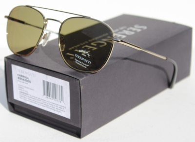 SERENGETI Carroll Sunglasses Shiny Gold/555nm Photochromic