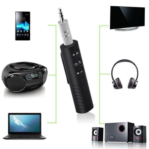 Bluetooth Wireless Receiver Transmitter Adapter For Car New~ Music 3.5mm S2G7 - Afbeelding 9 van 10