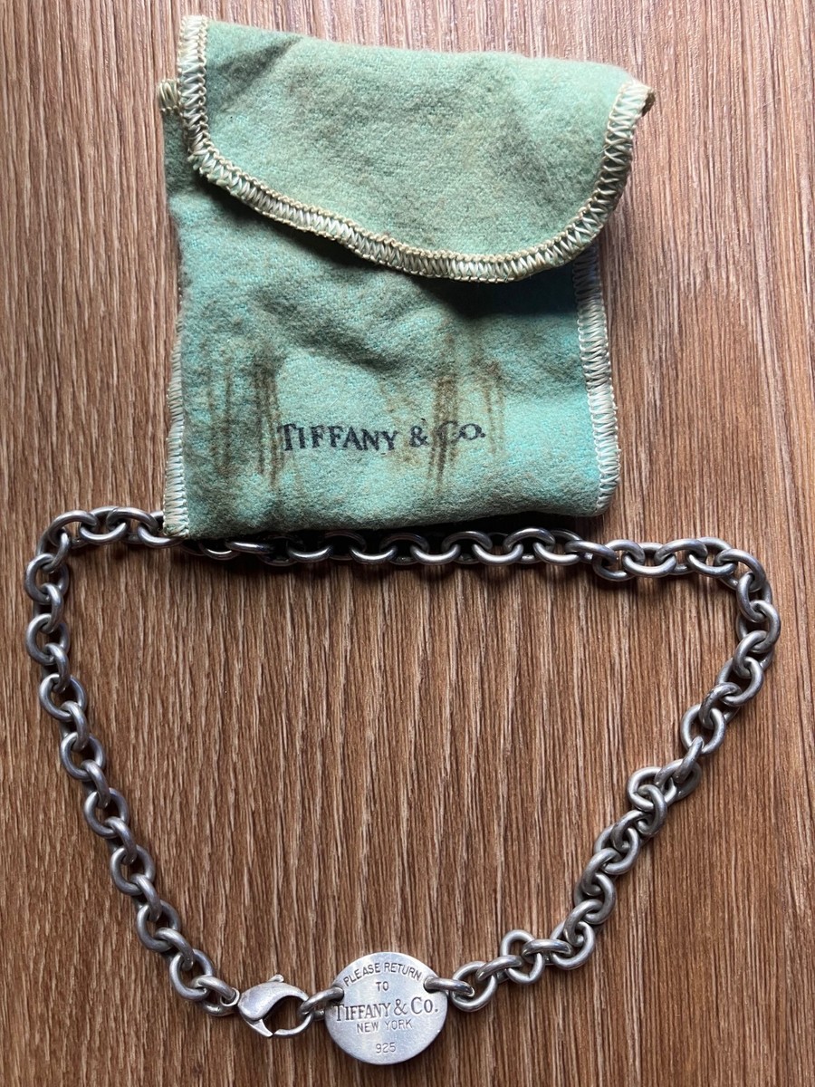 Tiffany Return to Tiffany Heart Tag Choker Necklace
