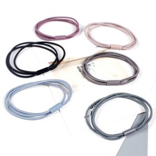 Three Layer Scrunchie Elastic Rubber Bands Simple Hair Ties Ring Rope Headwear