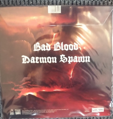 MAYHEM - BAD BLOOD SHAPED PICTURE DISC - Vinyl Hand numbered 633/999 - Picture 3 of 3