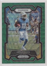 2023 Panini Prizm Rookies Green Wave Prizm Derius Davis #351 1l3m