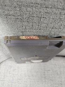 TAG TEAM WRESTLING - Nintendo NES (Authentic) Game LABEL DAMAGE