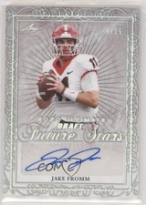 2020 Leaf Ultimate Draft Future Stars Silver Spectrum 4/15 Jake Fromm Auto qf8