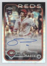 2024 Topps Chrome Logofractor Edition MLB Refractor Noelvi Marte Auto 6fs
