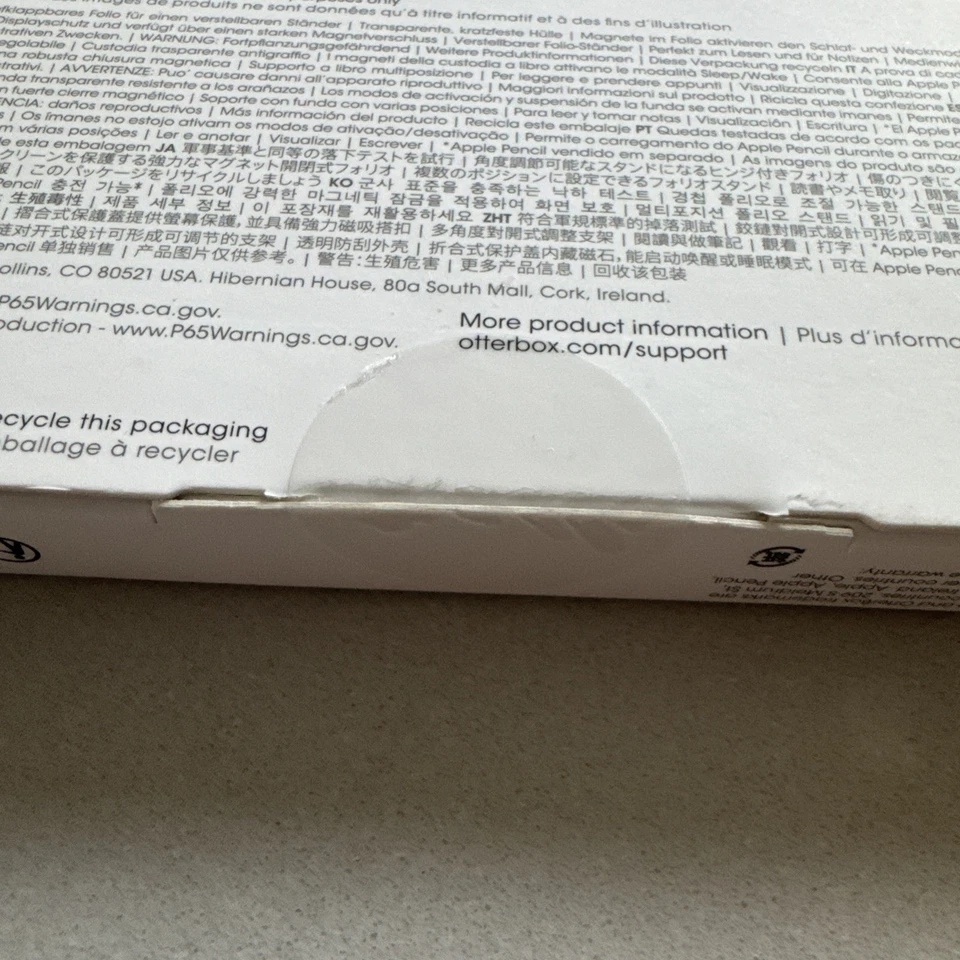 OtterBox Symmetry Folio Case For iPad Air (M2/M3/5th/4th Gen) 11" - Black - Image 3 of 4