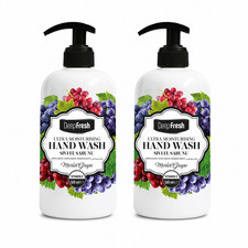 DEEPFRESH Garden Series Liquid Soap Merlot Grape 500ml 2-Pack