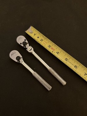 Mac Tools 2 Piece 1/4  Ratchet Lot - MR5 - MR5F - USA