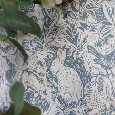 Nu Tapete Terrene blau 52,07 cm x 5,49 m selbstklebende Tapete
