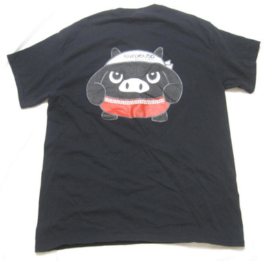 Kurobuta Izakaya Montreal Promo T-Shirt Pig Mascot Japanese Ramen CLOSED (M226)