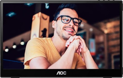 AOC 16T3EA 15,6 Zoll Full HD Tragbarer Monitor 60Hz 4ms 1920x1080 (FHD)