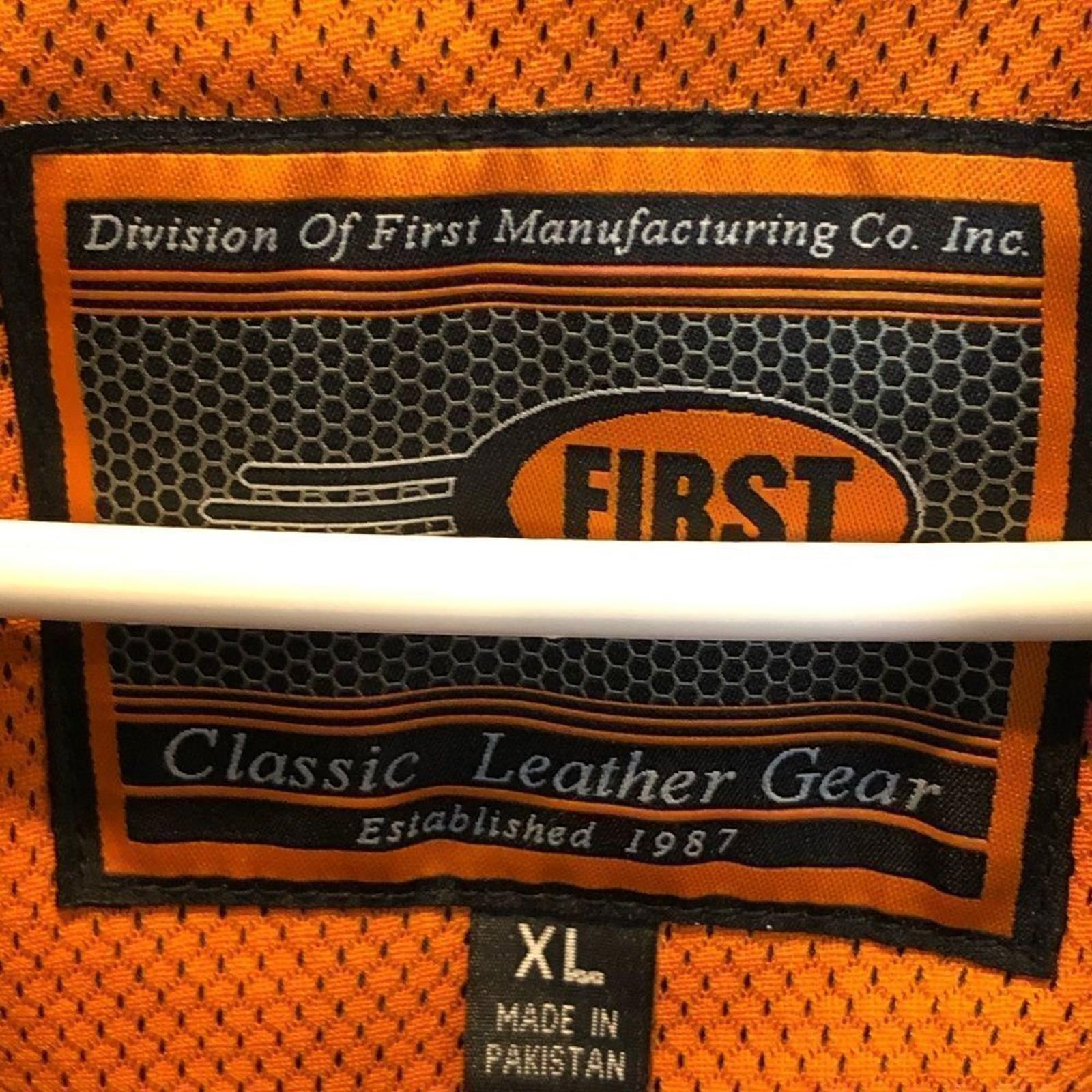 First Classics Black Mesh Padded Polyester Moto J… - image 7