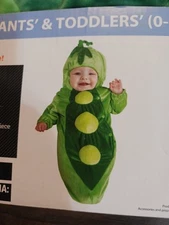 NIB Way To Celebrate Peapod Costume Halloween 0-6 Months