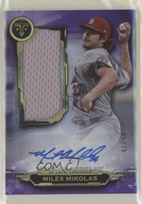 2019 Triple Threads Single Jumbo Relics Amethyst 5/75 Miles Mikolas Auto 01nw
