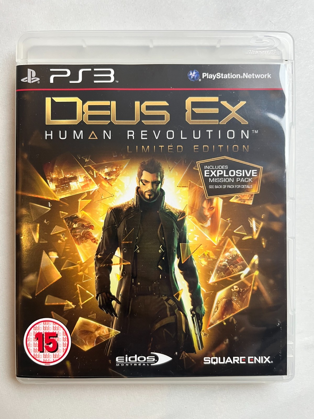 Deus Ex Human Revolution Ltd Ed (DLC Valid)  - PS3 UK Excellent Condition!