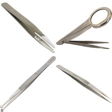 Jewelry Beading Soft Tip Tweezer Glass Bead Tool - Fine Tip Tweezers for Repair