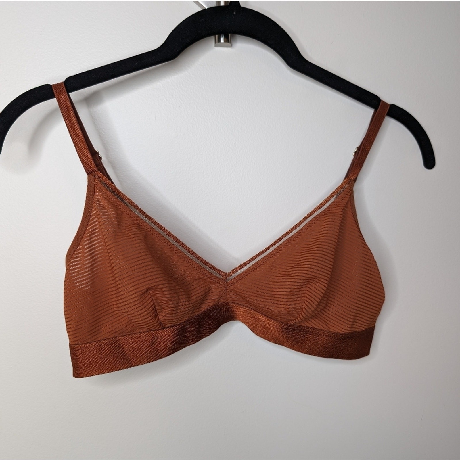 Thirdlove Triangle Wireless Bralette Ginger Shado… - image 2