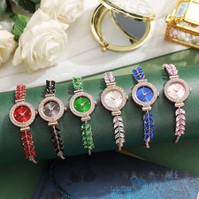 6 Pack Watch Set for Women Bling Diamond Dress Adjustable