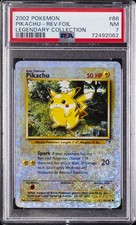 2002 POKEMON LEGENDARY COLLECTION #86 PIKACHU-REVERSE FOIL PSA 7 on eBay