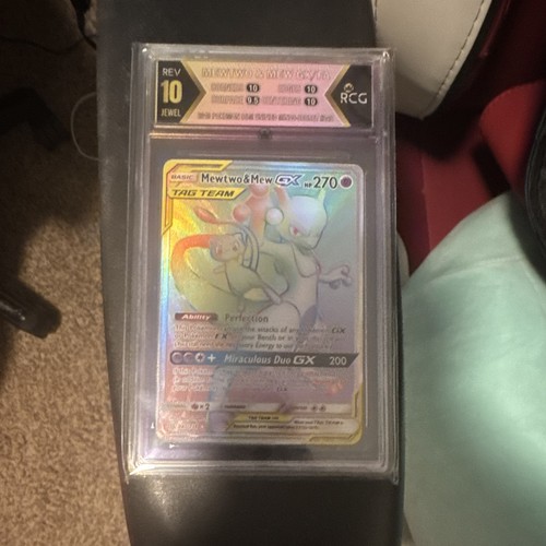 RCG 10 Mewtwo & Mew GX 242/236 Unified Minds Secret Rare TAG TEAM 2019