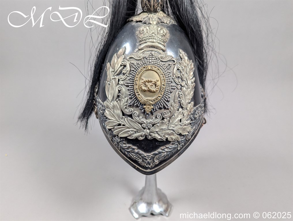 Victorian Royal Staffordshire Yeomanry Officers Helmet 1847 Pattern