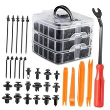 Car Push Retainer Clips, Plastic Bumper Clip Fender Clip, Fasteners 620pcs