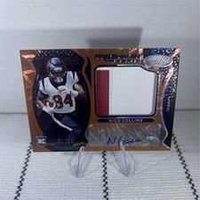 Panini 2021 Certified Freshman Fabric Nico Collins Rookie Patch Auto /25 #230 T…