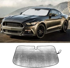Compatible with 2015-2020 Windshield Sunshade, Car Front Window Shade Sun Visor