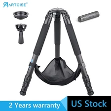 36MM Tube Carbon Fiber Tripod Heavy Duty Bowl Tripod with 75mm Bowl Adapter