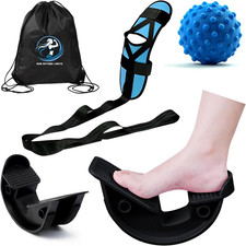Calf Stretcher and Foot Rocker for Plantar Fasciitis - Foot Rocker, Leg Stretchi
