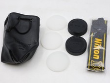 Nikon SS28 custodia pelle D2X cinghia AF F4 F5 tappi fotocamera obiettivo