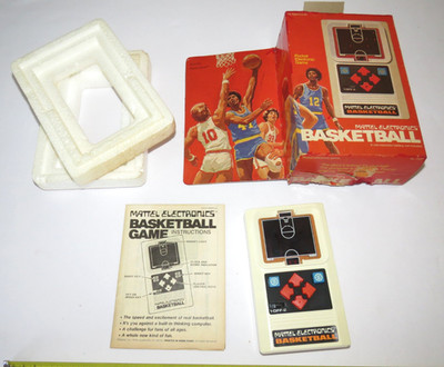 Vintage 1978 Mattel Electronics Basketball Hand Held Video Game - Tested Working