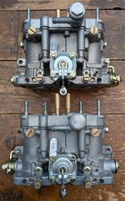 Genuine Italian Made Dellorto DRLA 36 D&S Pair Dual Twin Carbs Set Aircooled VW