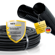 LEERROHR WELLROHR SOLAR PHOTOVOLTAIK UV-geschützt, geschlitzt und ungeschlitzt