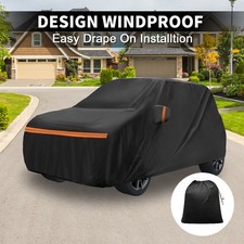 Funda de coche de algodón Spunlace impermeable para Suzuki Swift 2010-2023 con cremallera