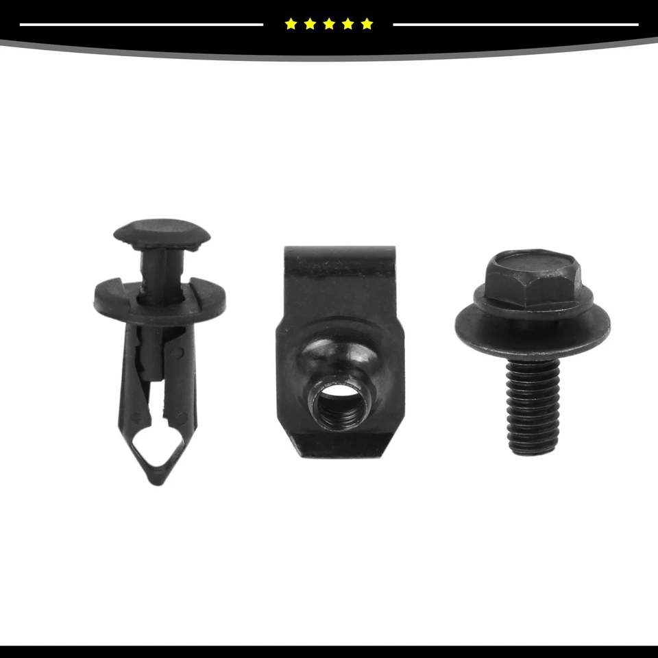 Piece of 28 Engine Splash Shield Body Fender Bumper Rivets fit for Nissan 350z - Image 3 of 4