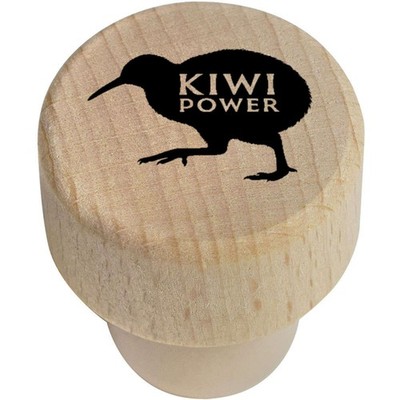 Flaschenverschluss / Korken aus Holz 19 mm ''Kiwi Power'' (BS00035818)
